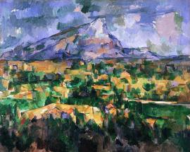 <Mont Sainte-Victoire> 1902-1904 by Paul Cezanne